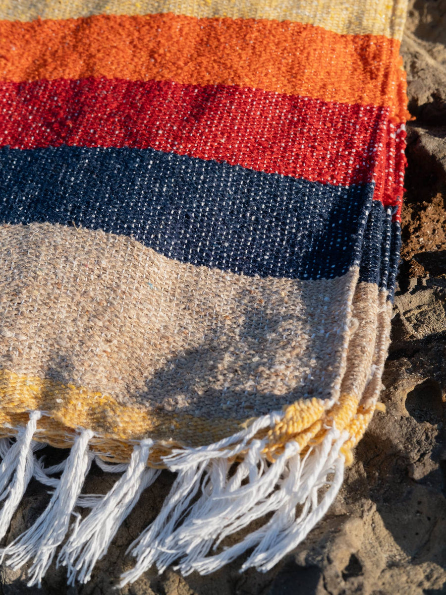 Sustainable Recycled Throw Blanket - Vintage Desert