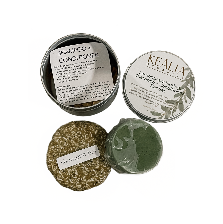 Shampoo + Conditioner Bar Set - Tiare Gardenia