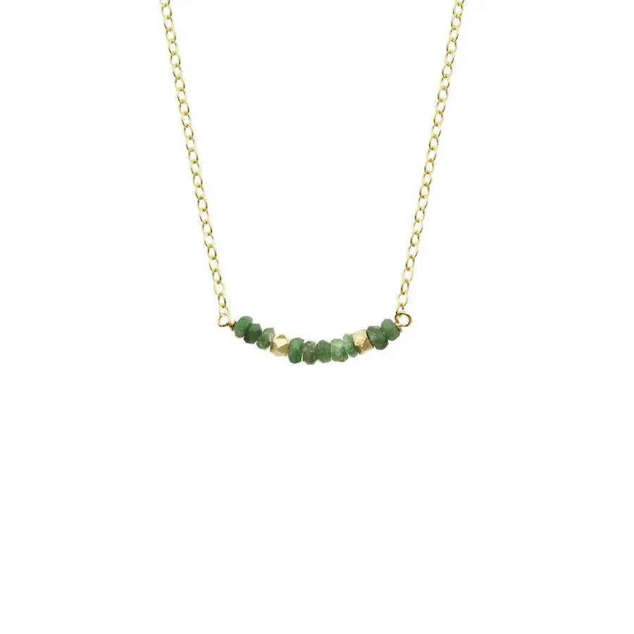 Gemstone Bar Necklace