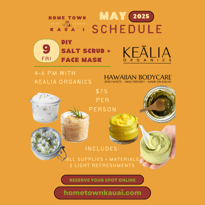 DIY Salt Scrub Face Mask with Kealia Organics