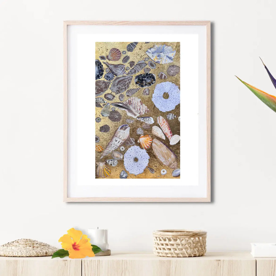 Shell Treasure Matted Print 16x20