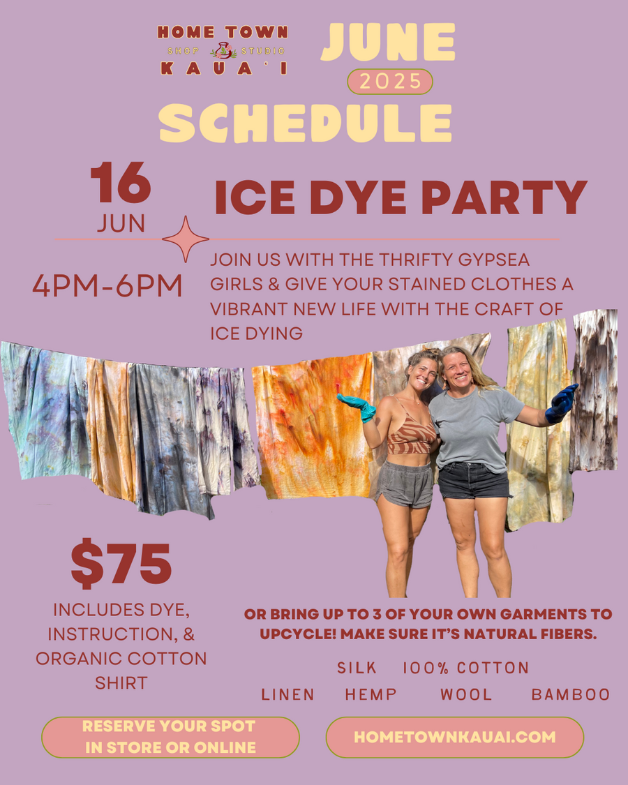 Ice Dye Party Workshop