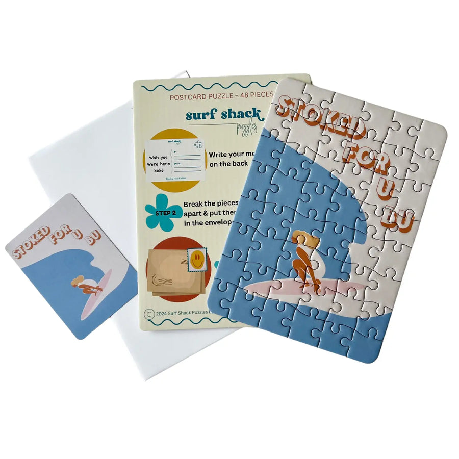 Stoked For You Postcard Puzzle