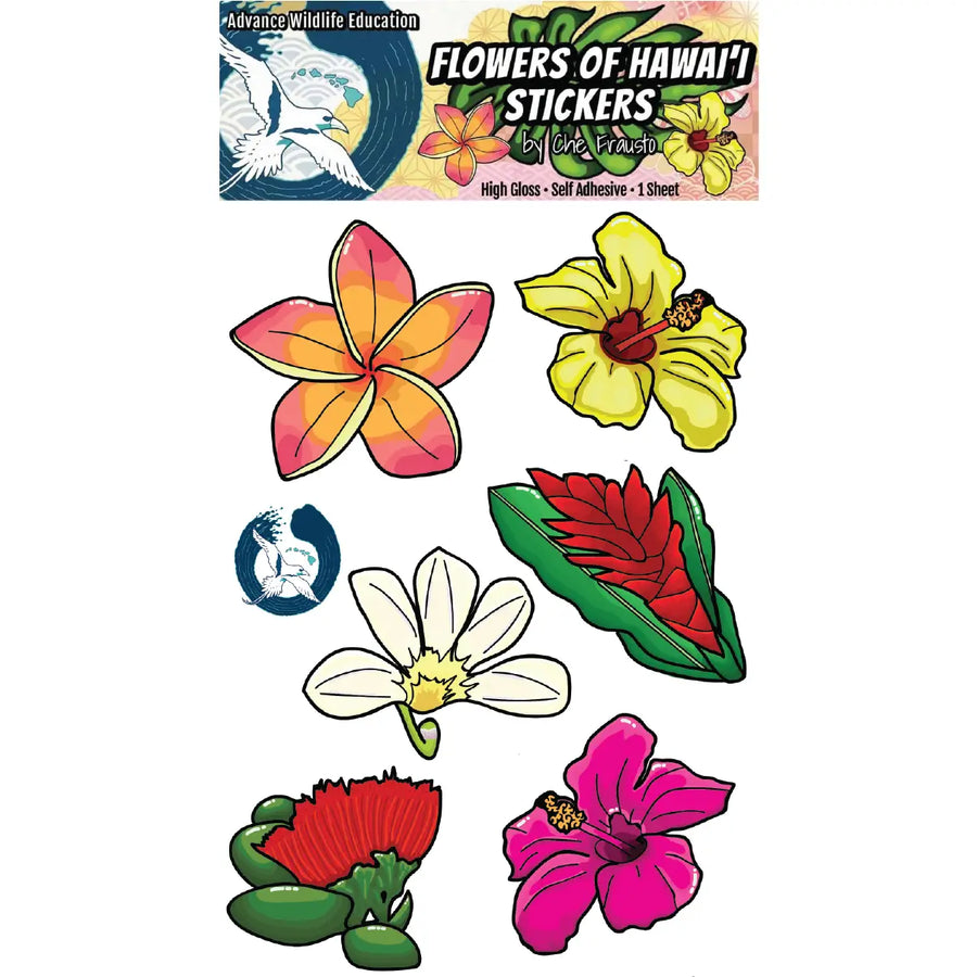 Flowers of Hawaii Sticker Sheet