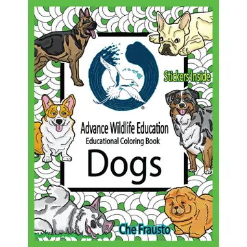 Dogs Educational Coloring Book