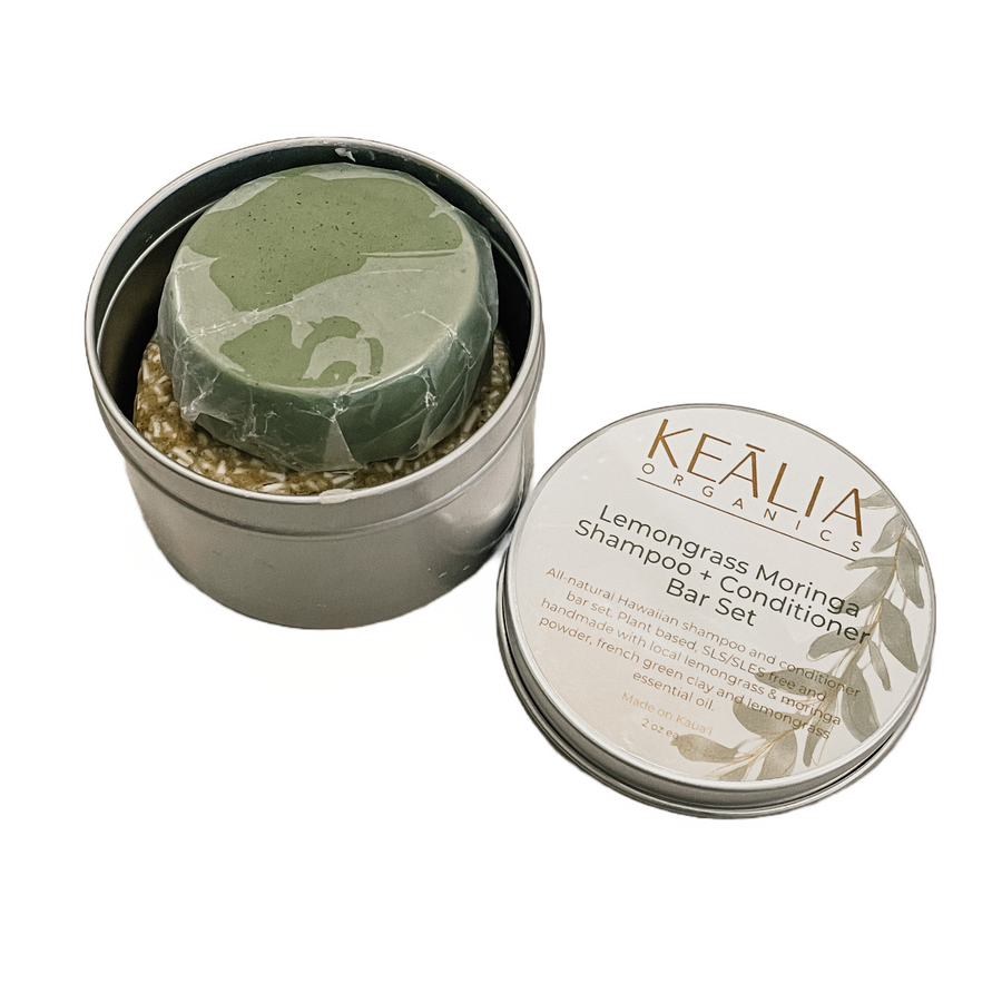 Shampoo + Conditioner Bar Set - Tiare Gardenia
