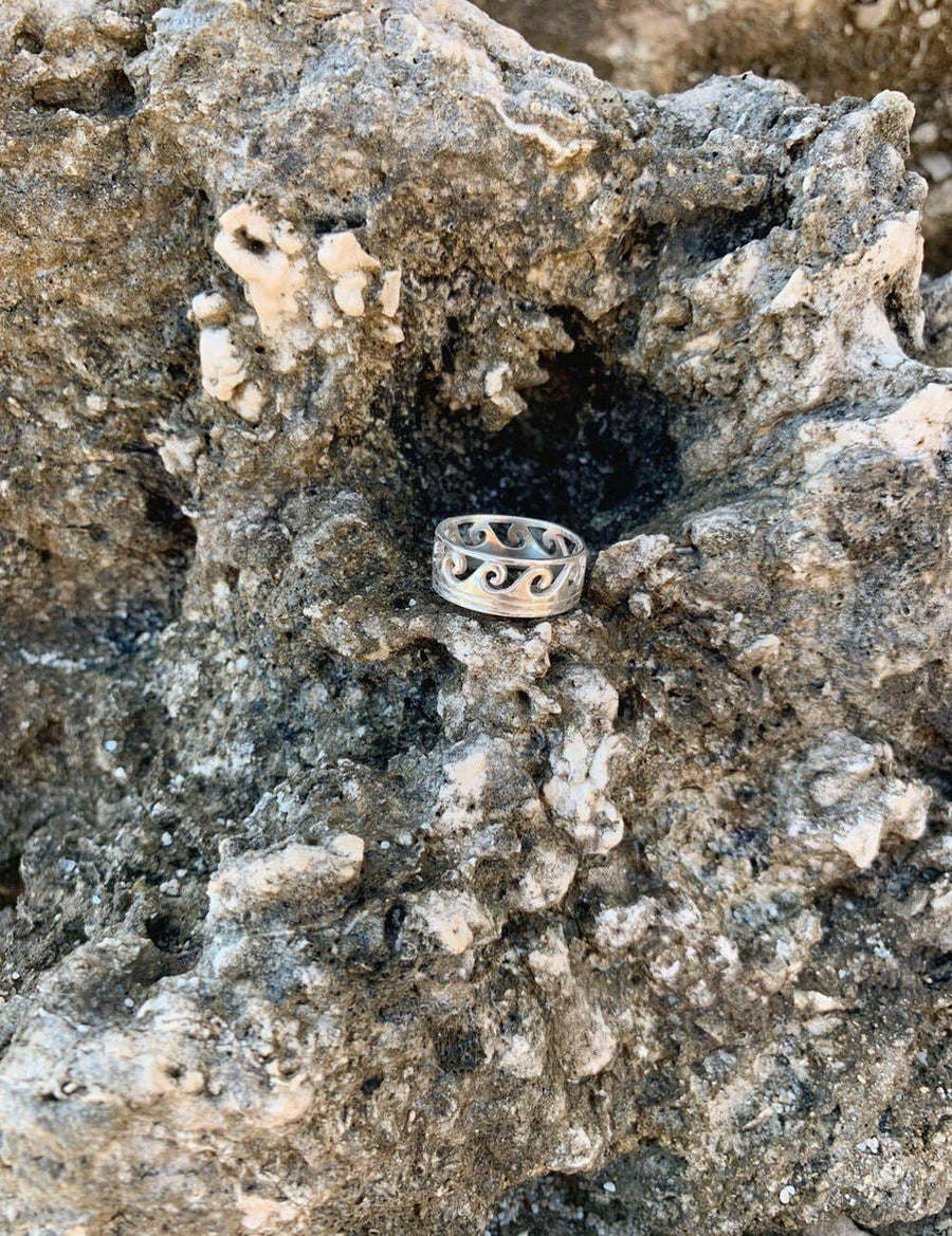 Lanikai Waves Ring