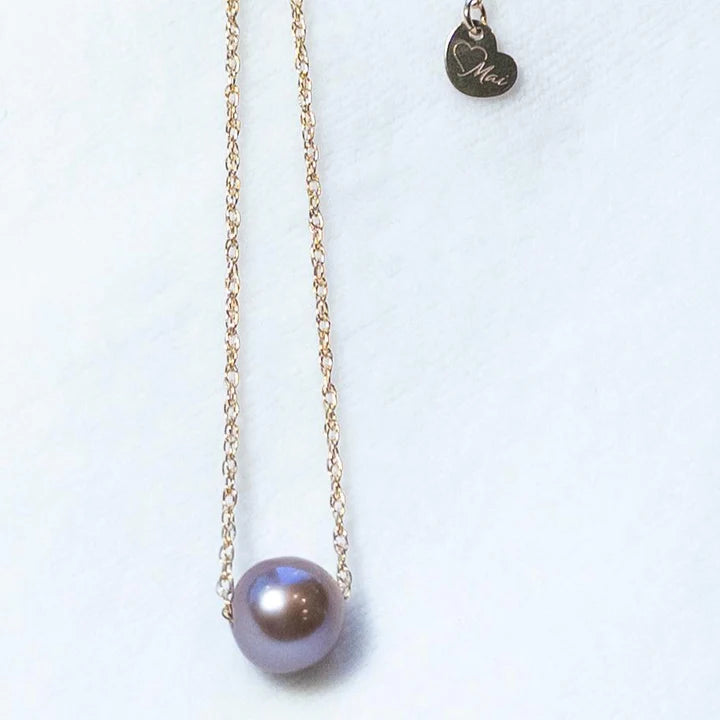 Golden South Sea Pearl Float neck GF