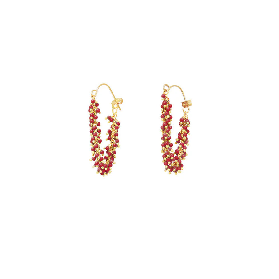 Fringe Hoop Earrings