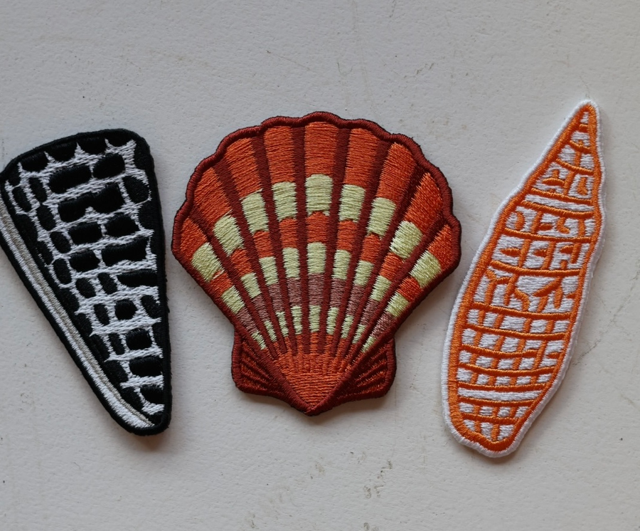 Pūpū (Shell) & Nalu (Surf) Patches