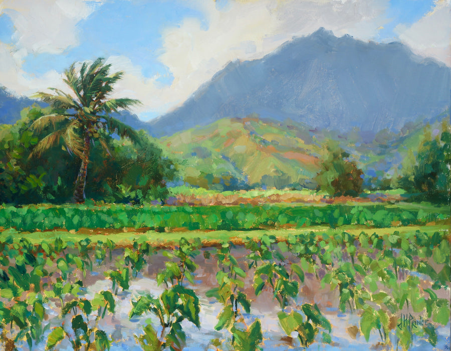 Hanalei Taro Giclee 12x16