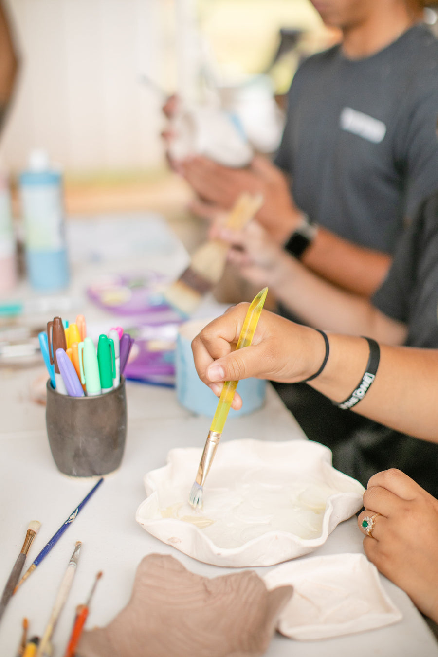 Keiki Pottery Workshop - Plate Making