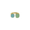 Double Sea Glass Ring Collection