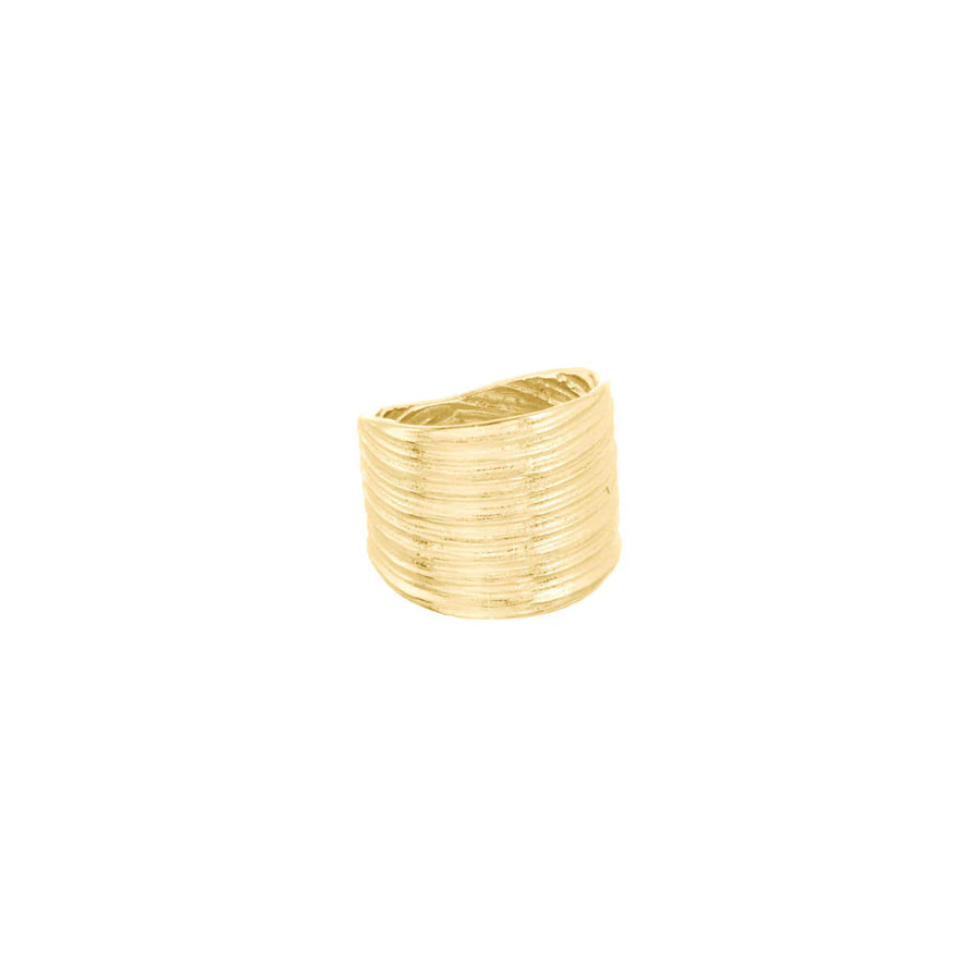 Palm Ring - 18k Gold Vermeil