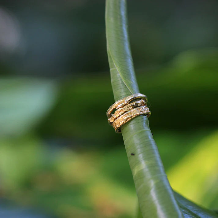 Thin Makiki Ring - 18K Gold Vermeil