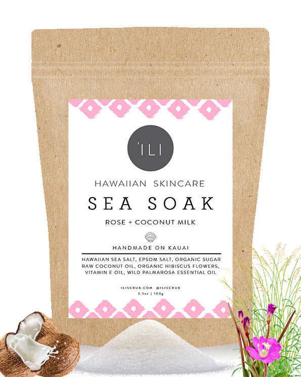 Rose + Coconut Milk Sea Soak