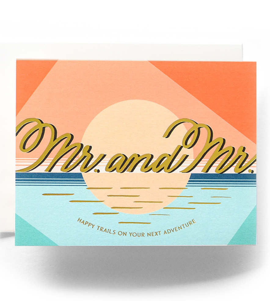 Greeting Card - Modern Mr. & Mr.