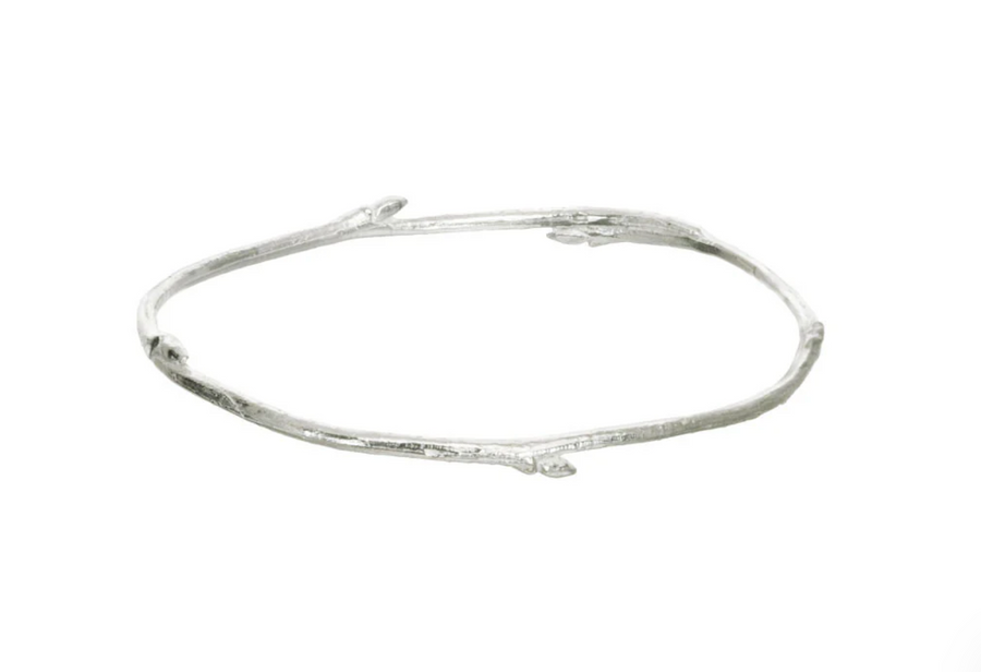 Branch Bangle Bracelet - Silver