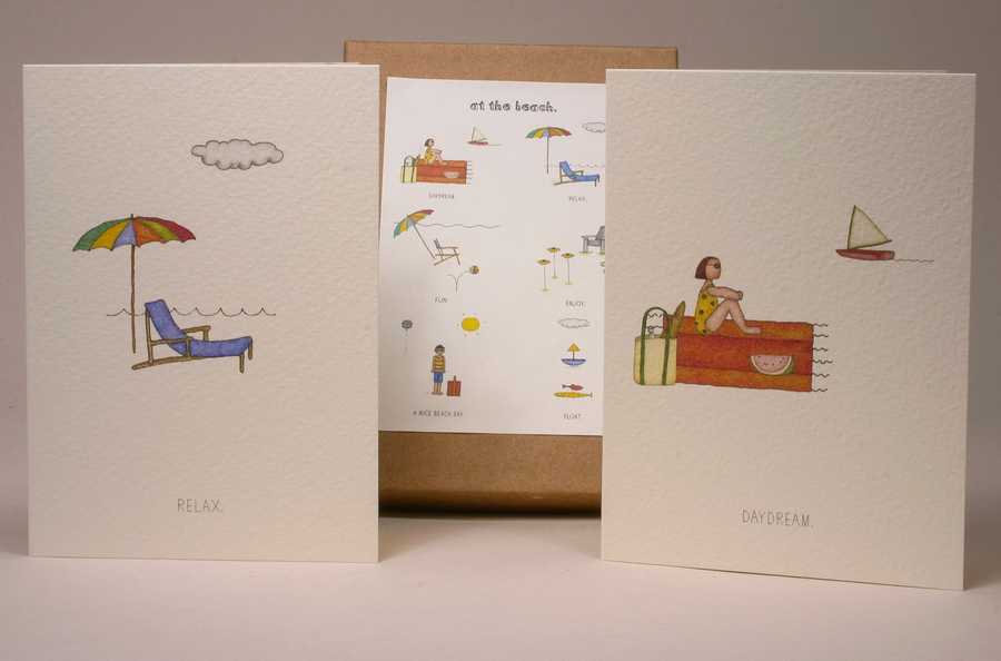 Box of Cards by Beth Mueller - At The Beach