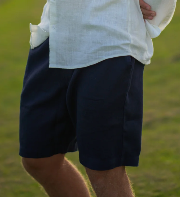 Men's French Linen Shorts