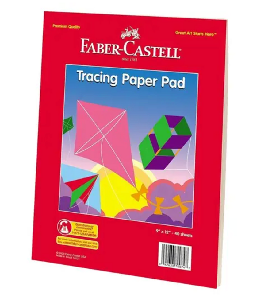 Tracing Paper Pad 9x12 (40 Sheets)