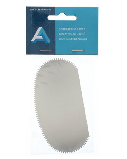 Stainless Steel Serrated Scraper