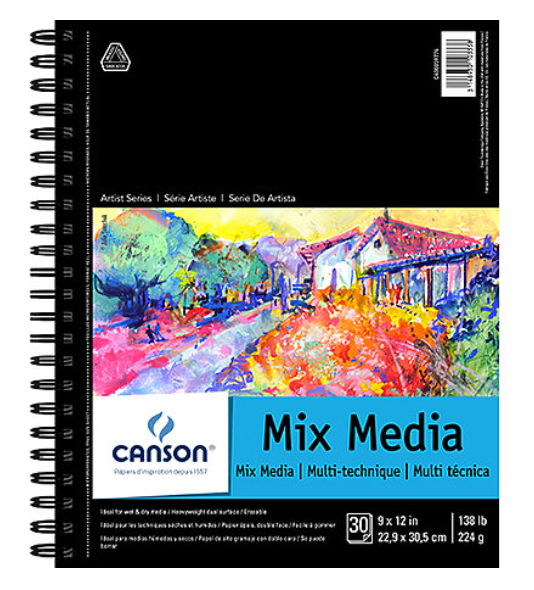 Artist Series Mix Media Pads 8x5 30 Sheets