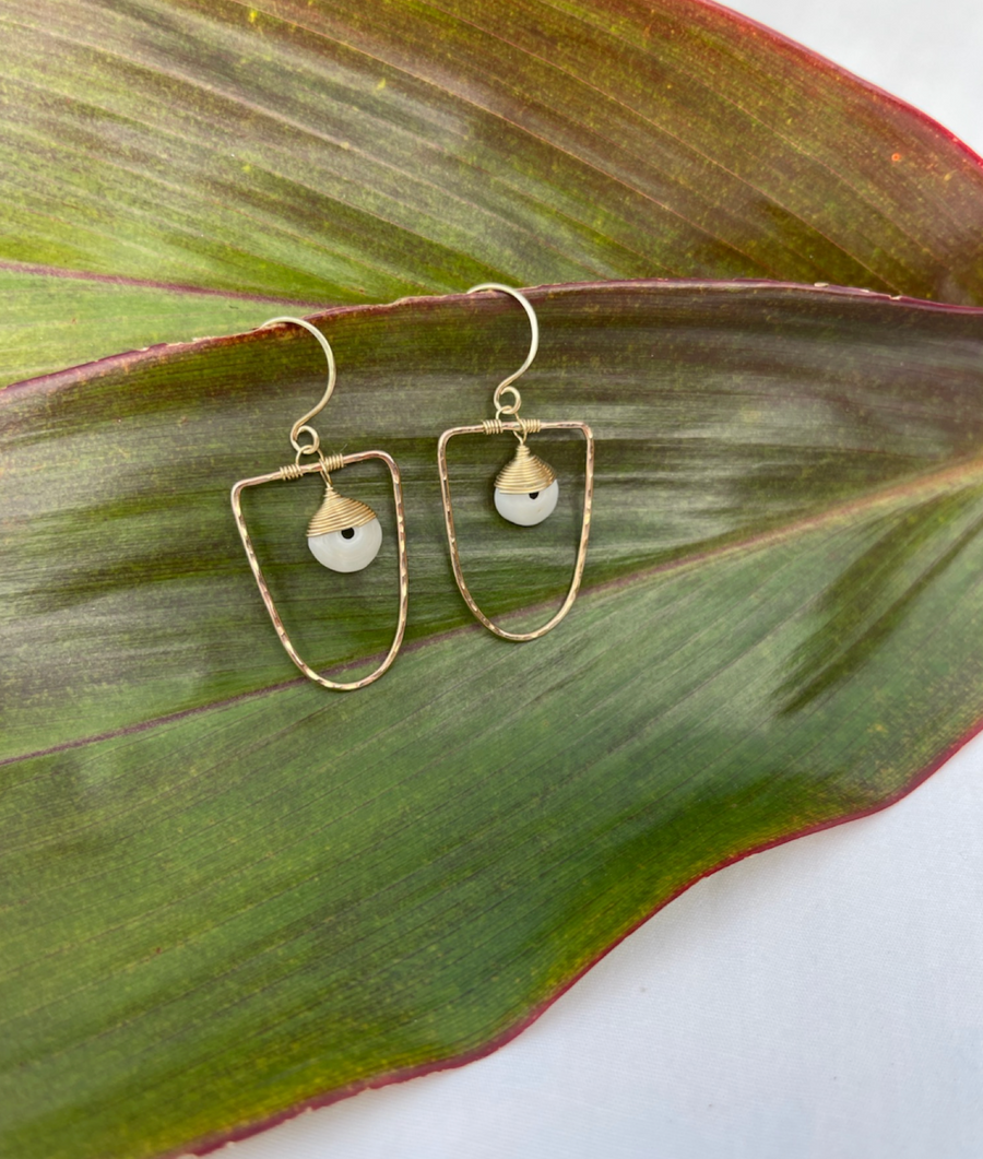 Puka shell dangles