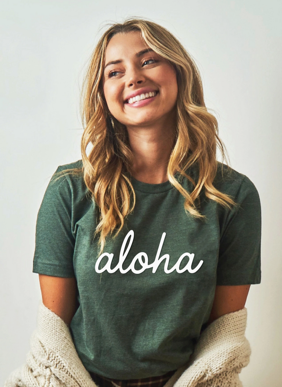Aloha Puff Graphic Tee