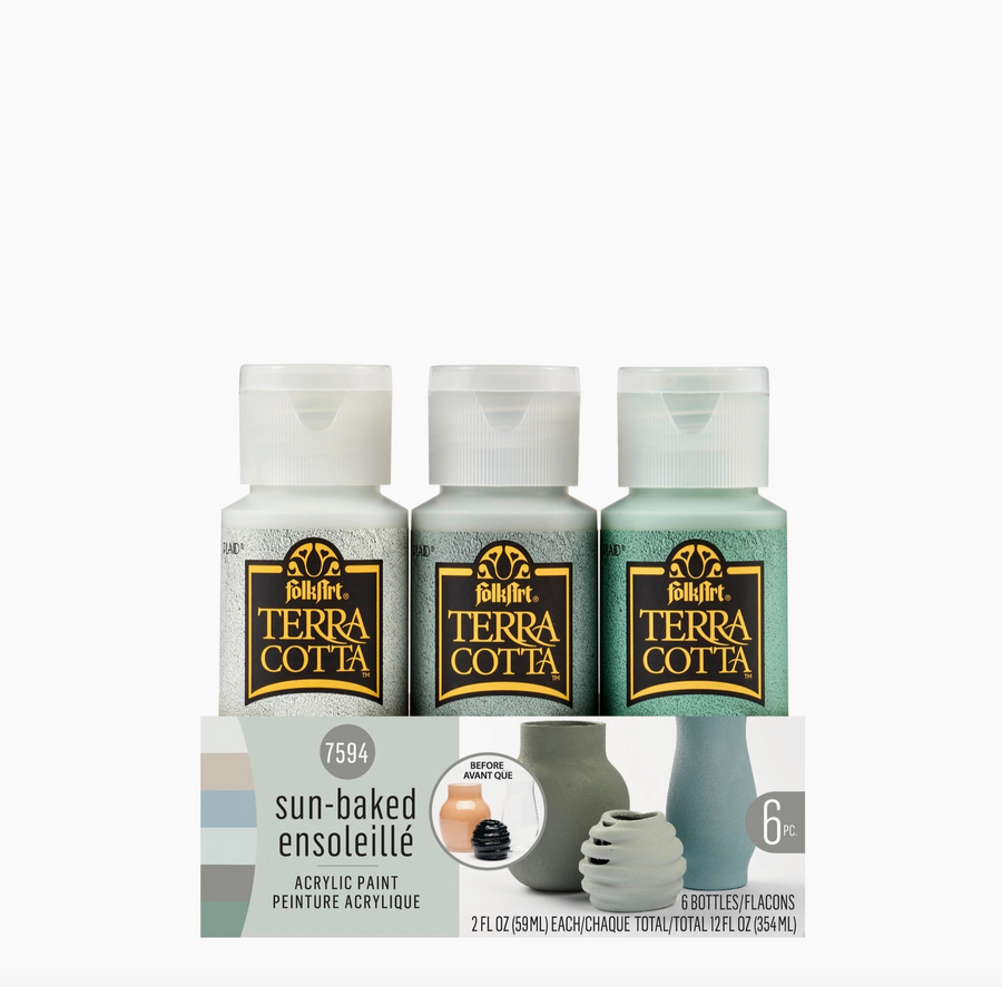 Terra Cotta Acrylic Paint 6 piece set