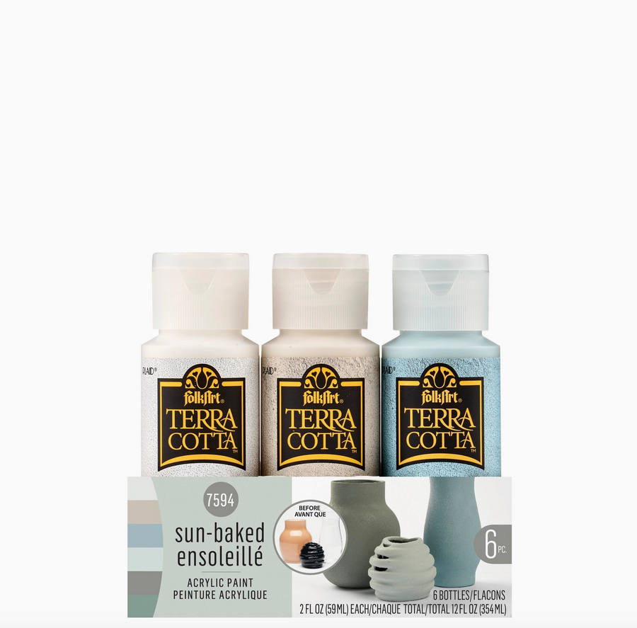 Terra Cotta Acrylic Paint 6 piece set