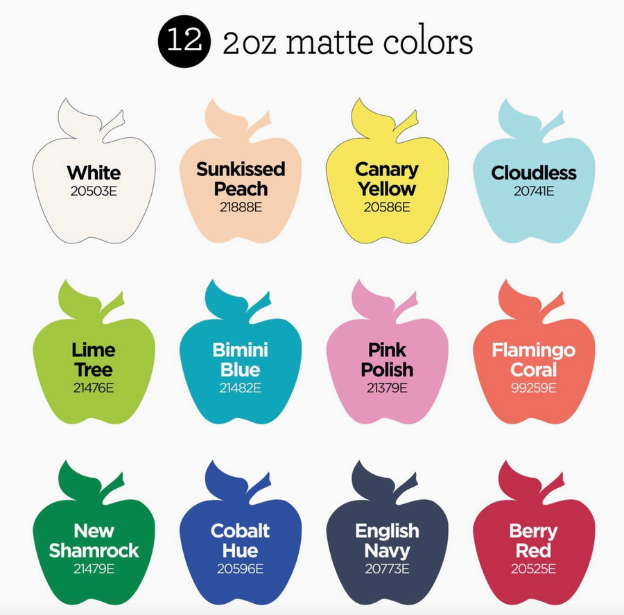 Acrylic Paint 12 piece set
