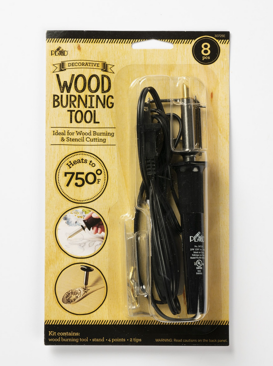 Plaid Decorative Wood Burning Tool 8 Piece