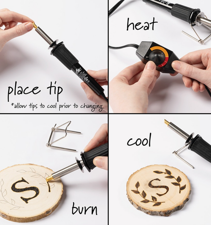 Plaid Decorative Wood Burning Tool 8 Piece