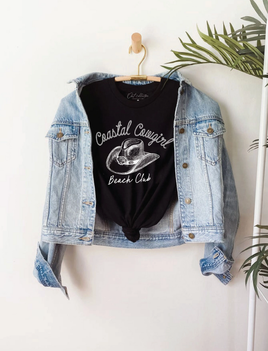 Coastal Cowgirl Beach Club Graphic Tee