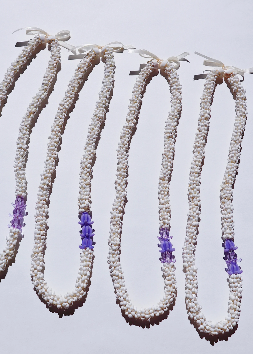 Crown Flower Glass Jewelry