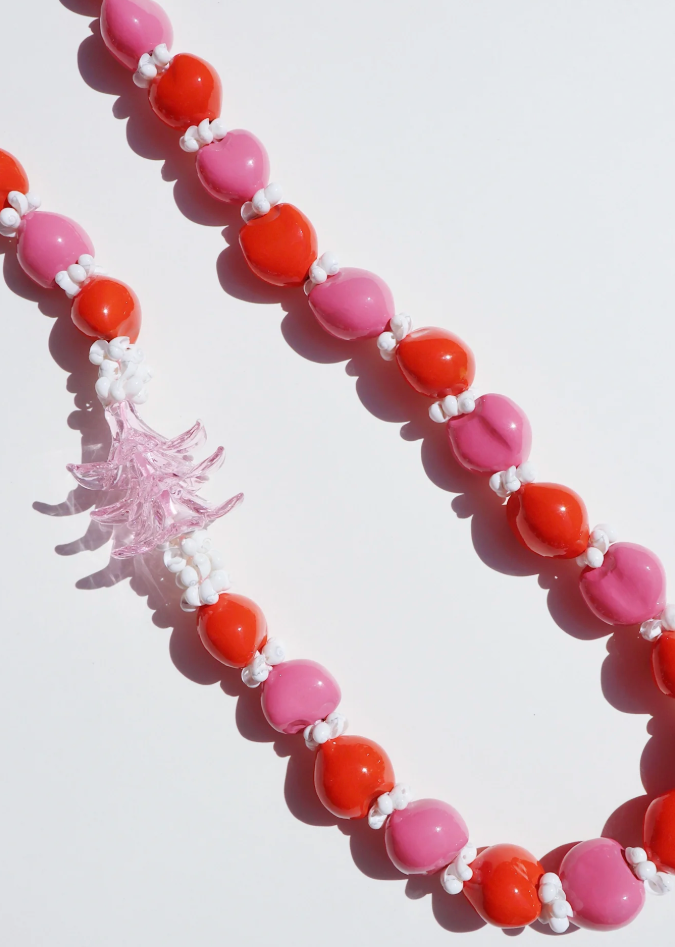 Pua Melia Plumeria Glass Jewelry
