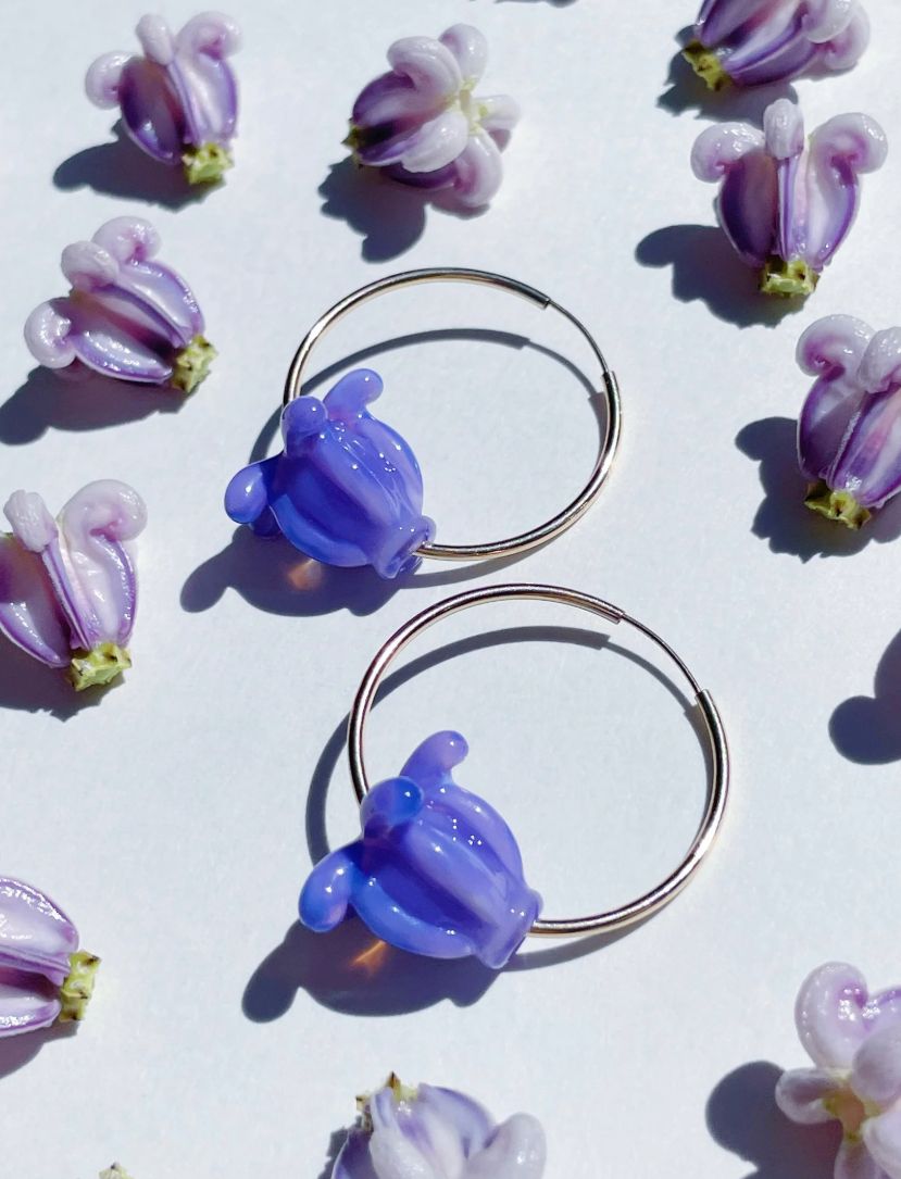 Crown Flower Glass Jewelry