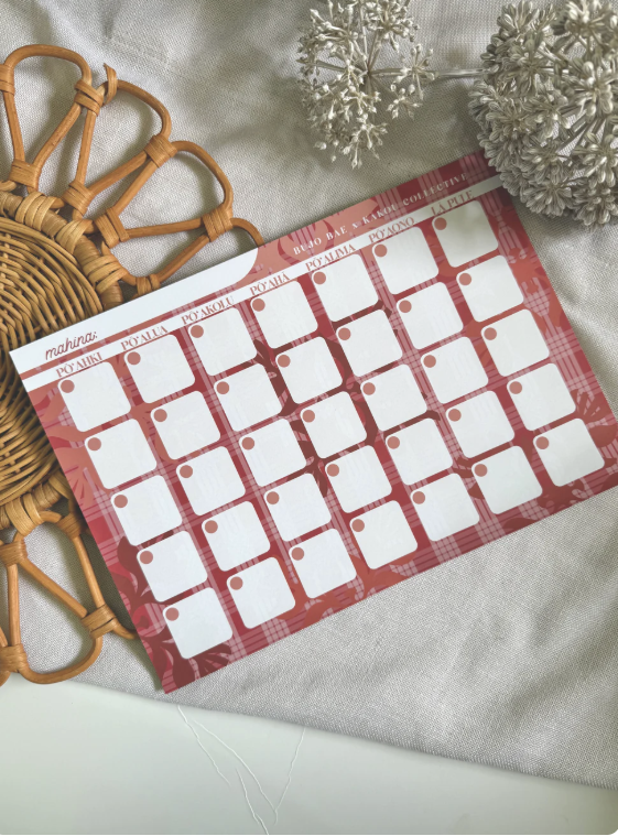 Monthly Notepad