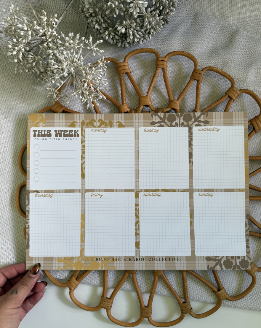 Weekly Notepad