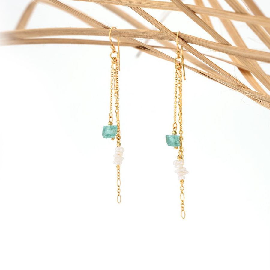 Coastal Keshi Dangle Earring