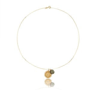 Woven Gemstone Necklace
