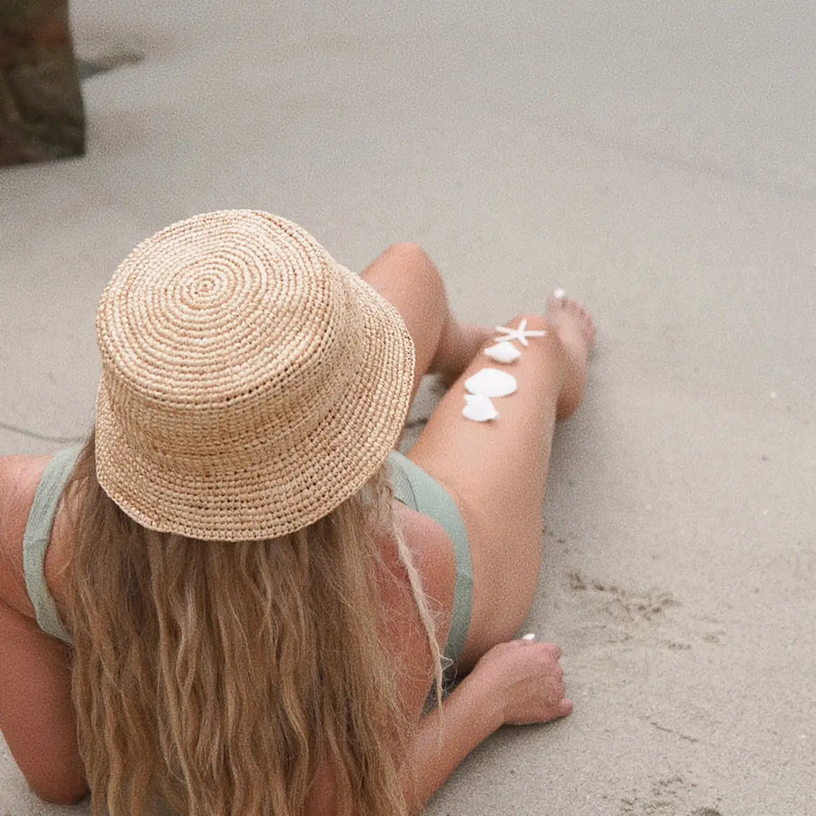 Isla - Raffia Bucket Hat