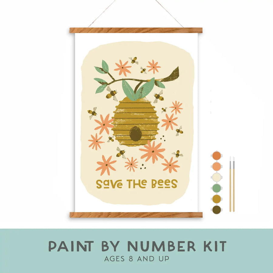 Save the Bees Paint by Number Kit