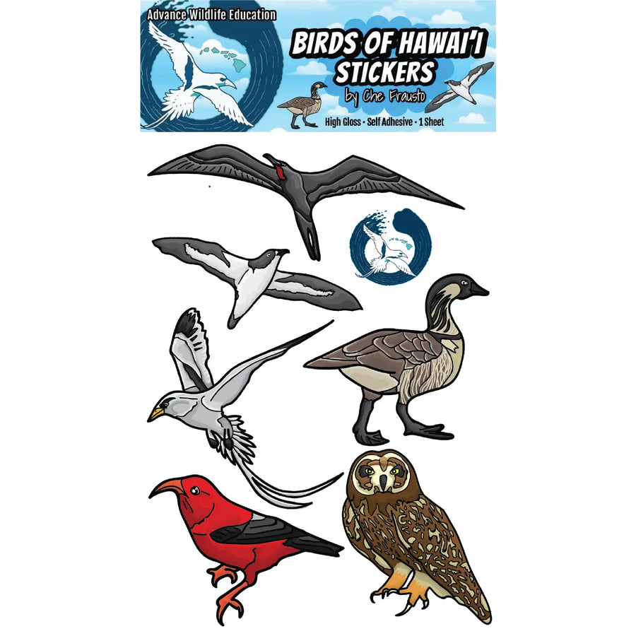 Birds of Hawaii Sticker Sheet