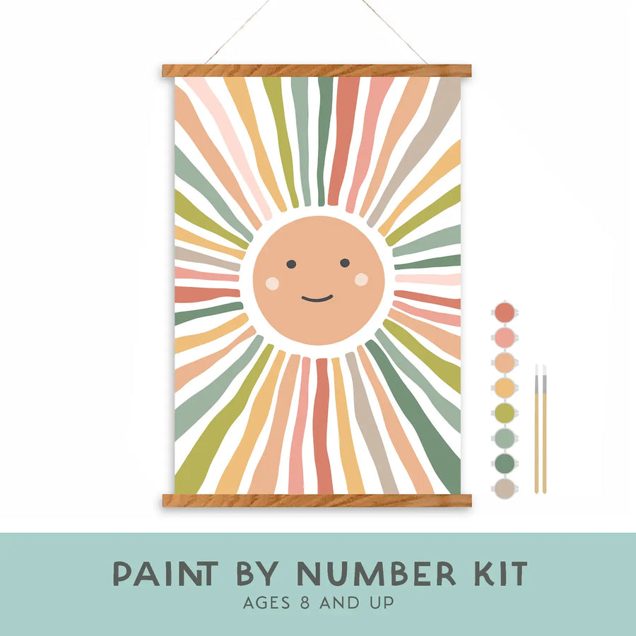 Smiley Sunshine Paint by Numbers Kit for Children