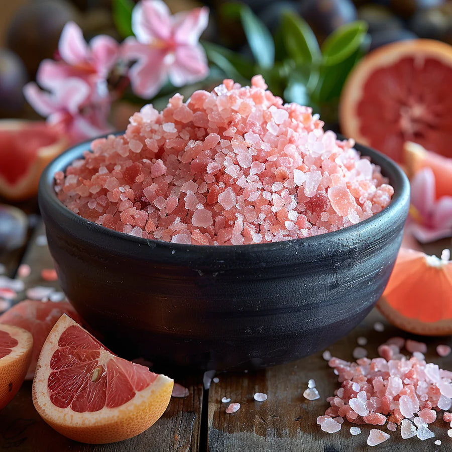 Hibiscus + Grapefruit Salt Scrub