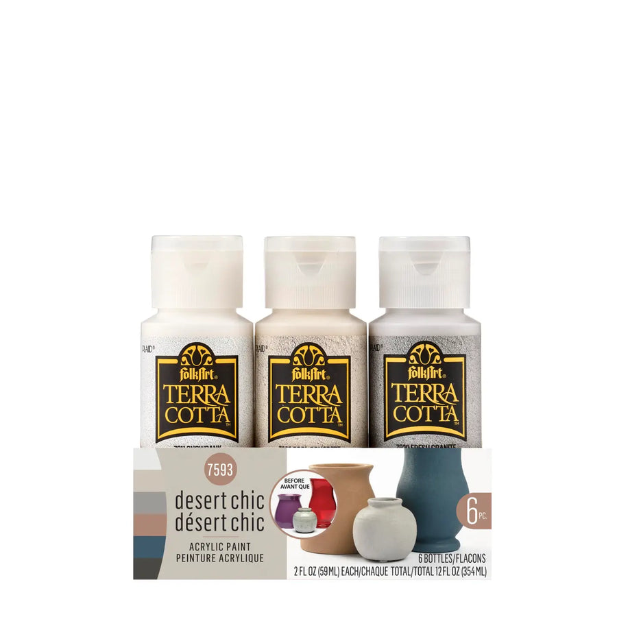 Terra Cotta Acrylic Paint 6 piece set