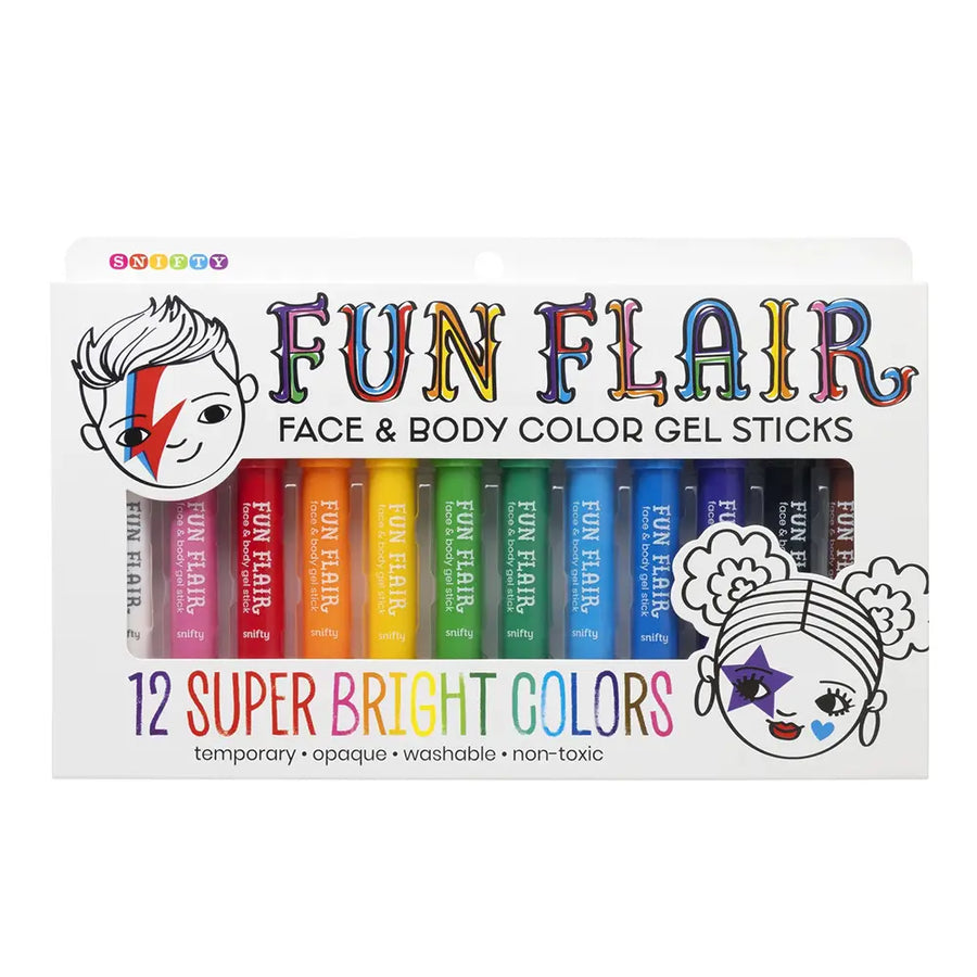 Hair and Body Flair Color Gel Sticks