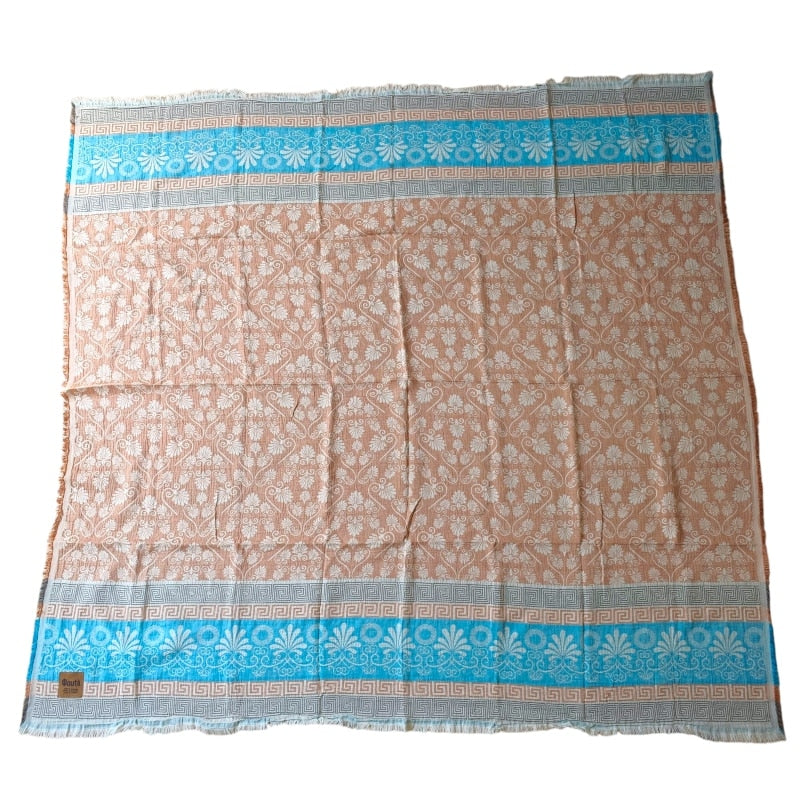 Greek Towel Large Square Ornament